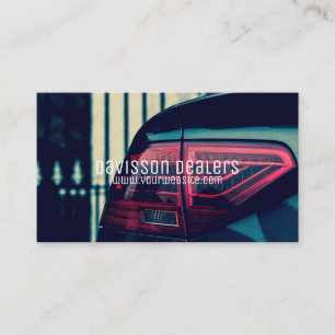 Modern Car Dealership Auto Business Card