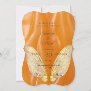 Modern Caramel Arch Wedding Invitation Suite