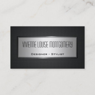 Modern Carbon Fibre Professional Business Card