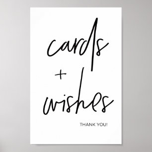 Modern Cards + Wishes Wishing Well Wedding Sign