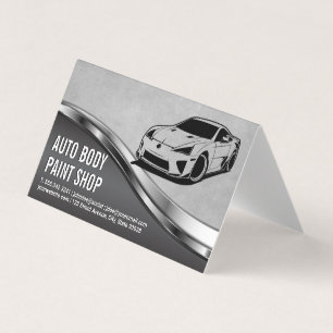 Modern Cars   Auto Services Business Card