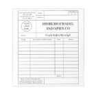 modern cash sales receipt