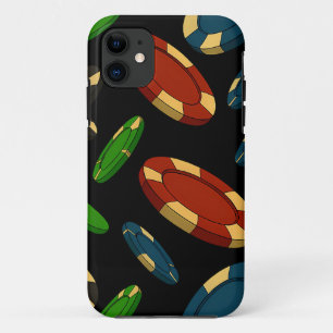 Modern Casino Chips 3D Art Design iPhone 11 Case