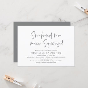 Modern Casual and Fun, Bridal Shower Beach Party Invitation
