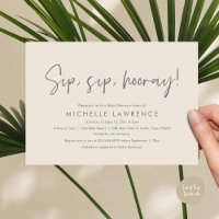 Modern Casual, fun and playful Bridal Shower Party