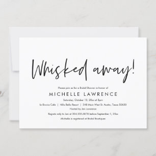 Modern Casual, fun and playful Bridal Shower Party Invitation