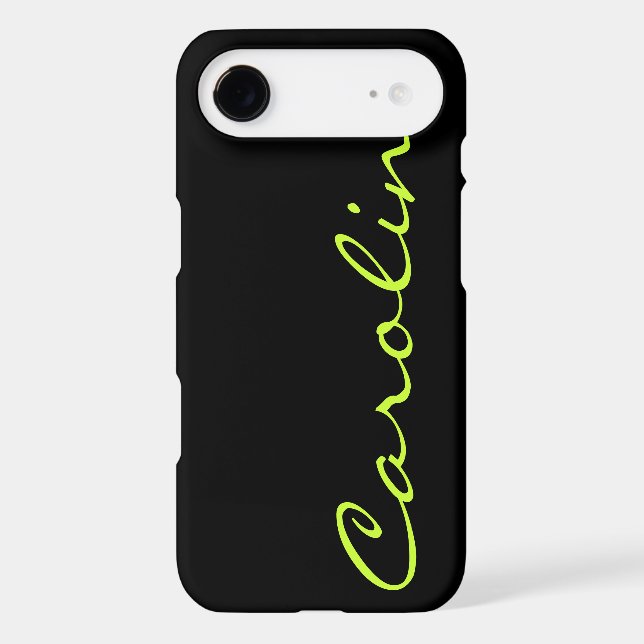 Modern Casual Monogram Personalised Case-Mate iPhone Case (Back)