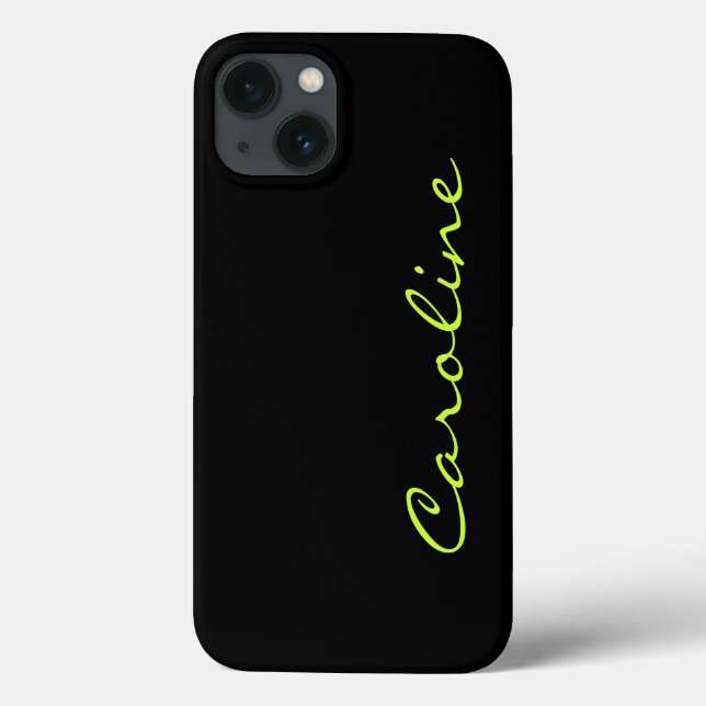 Modern Casual Monogram Personalised Case-Mate iPhone Case (Back)