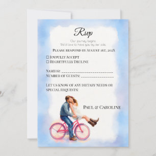 Modern Casual Romantic Couple Engagement Party Save The Date