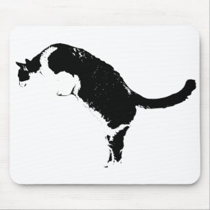 Modern Cat Pad Mouse Pad