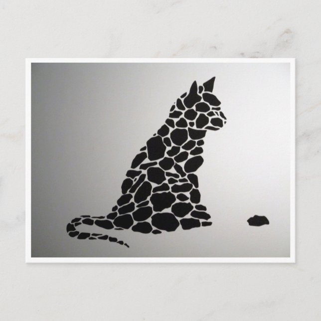 modern cat postcard (Front)