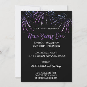 Modern Celebration New Years Invitation