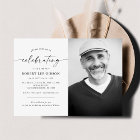 Modern Celebration of Life Memorial Funeral Photo