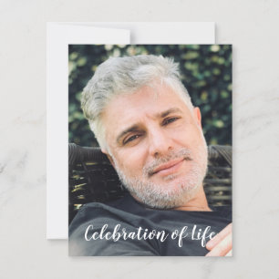 Modern Celebration of Life With Photo