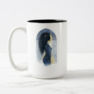 Modern Celestial Moon Silhouette Mug