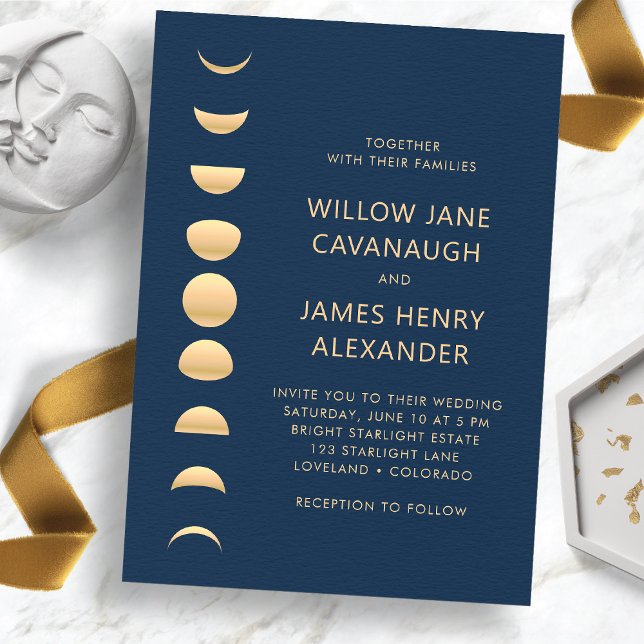 Modern Celestial Wedding Invitation (Modern Celestial Wedding Invitation
)