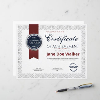 Modern Certificate of Achievement
