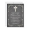Modern Chalkboard Baptism Christening Cross