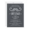 Modern Chalkboard Little Man Moustache Baby Shower