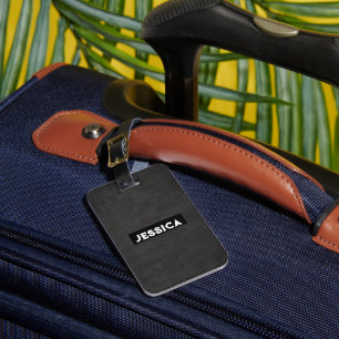 Modern Chalkboard Luggage Tag