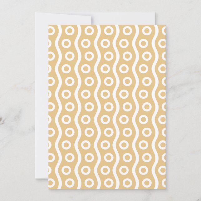 Modern Champagne Bubbles Invitation (Front)