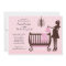 Modern Chandelier Shabby Chic Baby Shower Invite