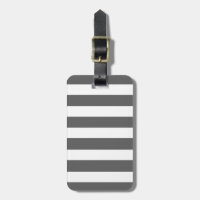 Modern Charcoal Grey White Stripes Pattern