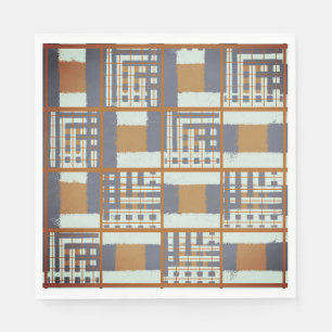 Modern Charcoal Square Napkin