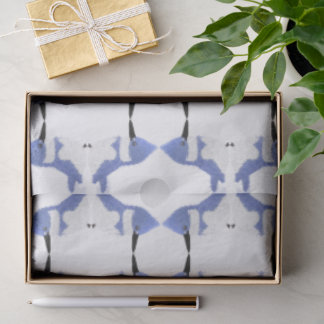 Modern charming belted kingfisher tissue paper