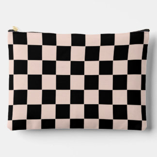 Modern Checked Accessory Pouch
