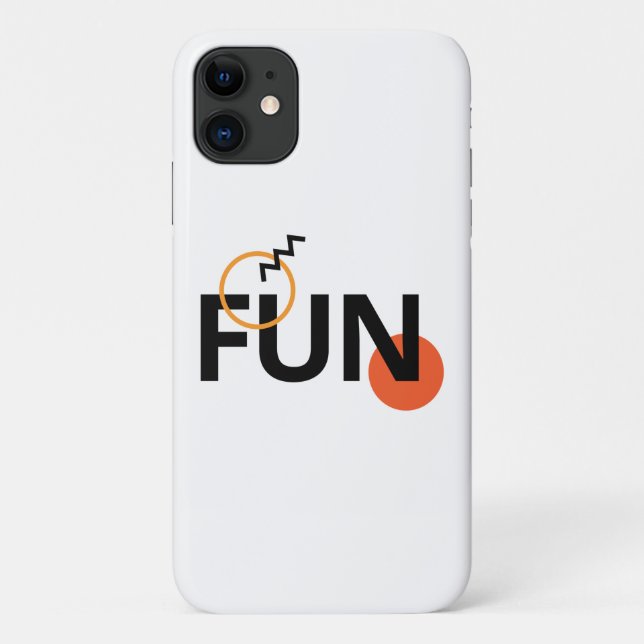 Modern, cheerful, lively, cool, trendy design Fun Case-Mate iPhone Case (Back)