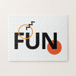 Modern, cheerful, lively, cool, trendy design Fun Jigsaw Puzzle