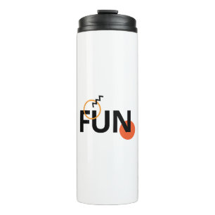 Modern, cheerful, lively, cool, trendy design Fun Thermal Tumbler