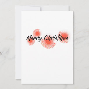 Modern, cheerful, playful design "Merry Christmas" Holiday Card