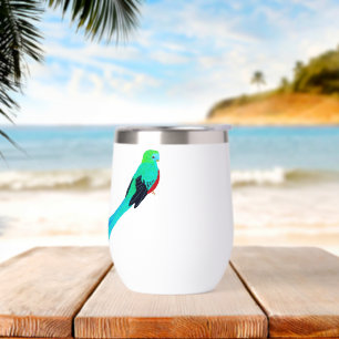 Modern cheerful quetzal