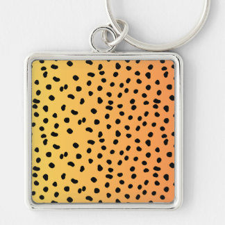 Modern Cheetah Print  Key Ring