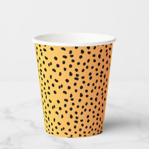 Modern Cheetah Print  Paper Cups