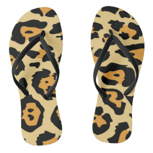Modern Cheetah Spots Pattern Thongs