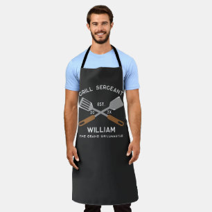 Modern Chef Dad Grill Expert Personalised Apron