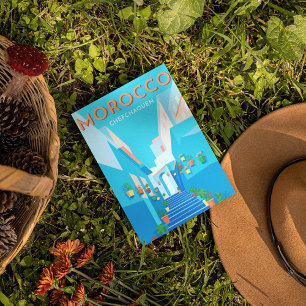 Modern Chefchaouen Morocco Postcard