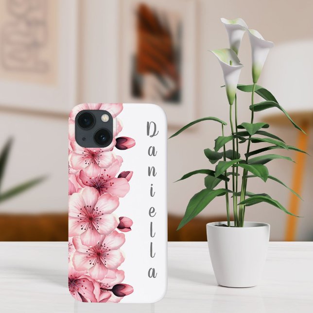  Modern Cherry Blossom Pink Case-Mate iPhone Case (Creator Uploaded)