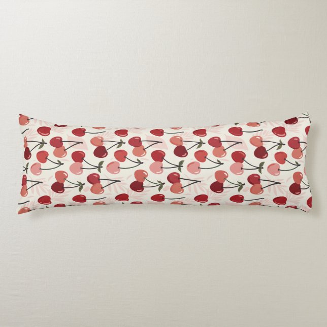 Modern Cherry Pattern Body Cushion (Front)