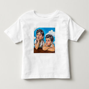Modern Cherub Painting - Inspired by Rembrandt Toddler T-Shirt