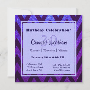 Modern Chevron Invitation