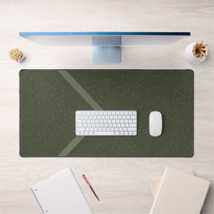 Modern Chevron Moss Green Desk Mat – Customisable
