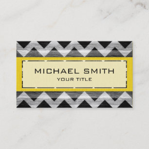 Modern Chevron Pattern #14 Business Card
