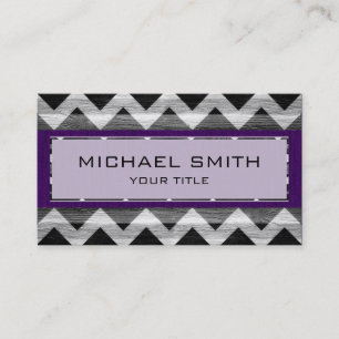 Modern Chevron Pattern #6 Business Card