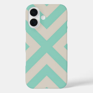 Modern Chevron Stripe iPhone 16 Case