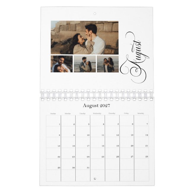 Modern Chic 4 Photo Collage 53 photos  Calendar (Aug 2027)