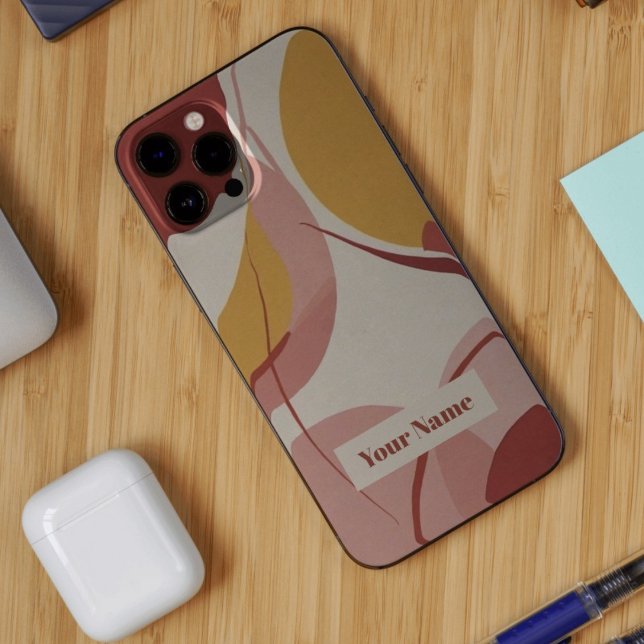 Modern Chic Abstract Circles Colour Minmalist Case-Mate iPhone Case (Creator Uploaded)